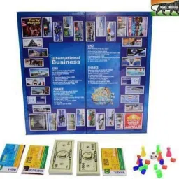 titirangi International Business Game with Folding Board Game Set for Kids and Adults,Game for Time Pass Party & Fun Games Board Game Board Game Accessories image 4