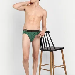 MERLOT Men Tree Pattern Briefs image 5