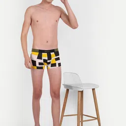 MERLOT Men Geometry Pattern Trunks image 3