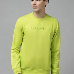 park avenue Men Full Sleeve Solid Sweatshirt-picture-0