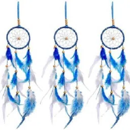 Small Dream Catcher Wall Hanging For Room And Car Feather, Wool Windchime-image-75