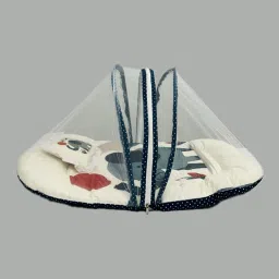 ishreeent HDPE - High Density Poly Ethylene Infants Washable Tiny Hugs Soft Cotton Bedding Set Mosquito Net image 2