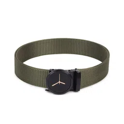 HENEDA Men Wide Textured Auto Lock and Stylish Buckle Belt-image-71
