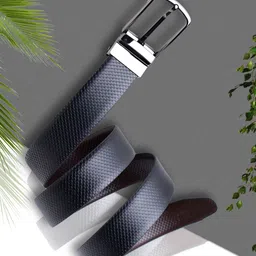 Elite Crafts Men Textured Leather Reversible Formal Belt-image-74