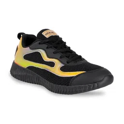 OFF LIMITS Women Black & Yellow Mesh Running Shoes-image-74