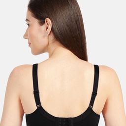 Sonari Black Full Coverage Non Wired Non Padded Regular Bra image 4