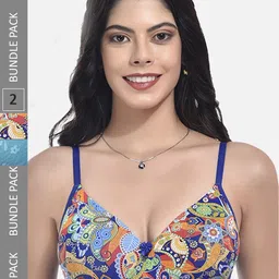 StyFun Pack Of 2 Full Coverage Lightly Padded Everyday Bra With All Day Comfort image 1