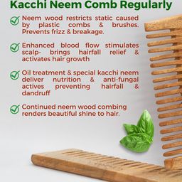 ALLURE Set Of 2 Neem Wooden Combs image 3