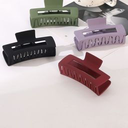 FIMBUL Women Green & Purple Set of 4 Claw Clip-7