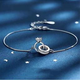 Fashion Frill Silver-Plated Charm Bracelet-23