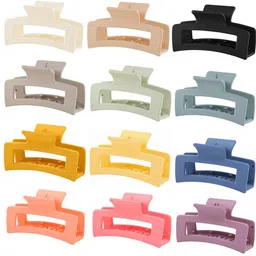 Krelin Women Set Of 7 Large Matte Claw Clips-image-26