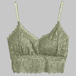 Krelin Self Design Half Coverage Lightly Padded Bralette Bra With All Day Comfort image 5
