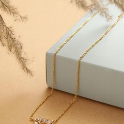 MINUTIAE Gold-Plated & White Brass Handcrafted Necklace-20