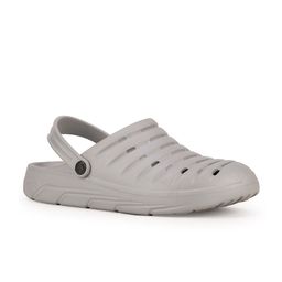 Bata Men Grey Solid Clogs Sandals-image-12