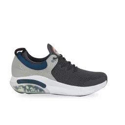 JQR Men Supperjoyo Grey Mesh Running Shoes image 3