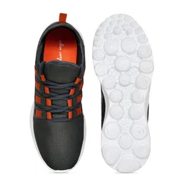 Allen Cooper Men Grey Mesh Running Non-Marking Shoes image 3