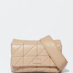 PARFOIS Structured Sling Bag with Detachable Strap image 1