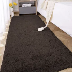 LUXEHOME INTERNATIONAL Brown Solid 2000 GSM Runners-30