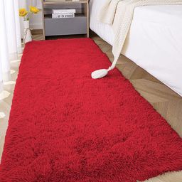 LUXEHOME INTERNATIONAL Maroon Solid 2000 GSM Floor Runners-20