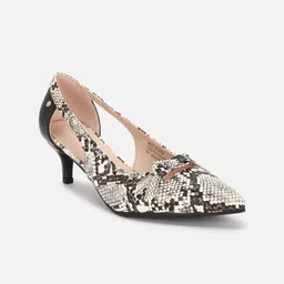 Allen Solly Woman Printed Kitten Heeled Pumps-34
