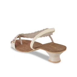 WALKWAY by Metro Embellished Open Toe Block Heels image 3