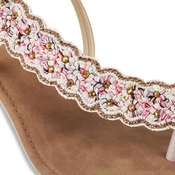 WALKWAY by Metro Embellished Open Toe Block Heels image 2