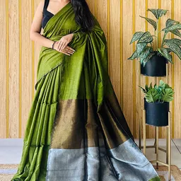 Anouk Colourblocked Pure Cotton Saree-picture-16