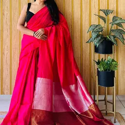 Anouk Pure Cotton Khadi Saree-picture-29