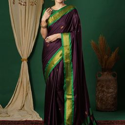 Mitera Woven Design Zari Banarasi Saree-image-46