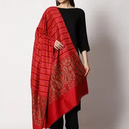 SWI Stylish Ethnic Motif Woven Design Shawl-picture-29