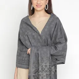 SHINGORA Geometric Printed Woollen Shawl-10
