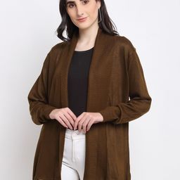 Club York Women Brown Shrug-image-5