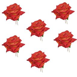 LYF5STAR Women Set of 6 Orange & Green U Pins-image-56