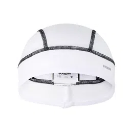 VAN RYSEL By Decathlon Men White & Black Self Design Beanie-11