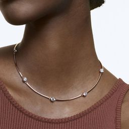SWAROVSKI Rose Gold Copper Necklace CONSTELLA:NECKLACE WHITE/ROS-image-37