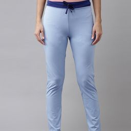 Van Heusen Blue Solid Live-in Lounge Pants-4