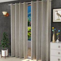 presto Green Poly Cotton Door Curtain-picture-3