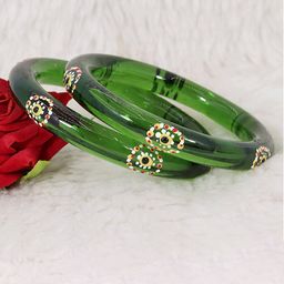 NMII Set Of 2 Polka Dots Printed Bangles image 2