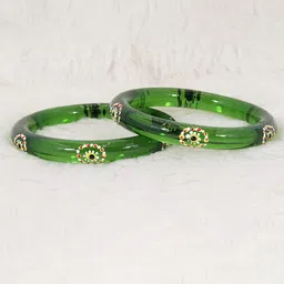 NMII Set Of 2 Polka Dots Printed Bangles image 5