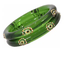 NMII Set Of 2 Polka Dots Printed Bangles image 4