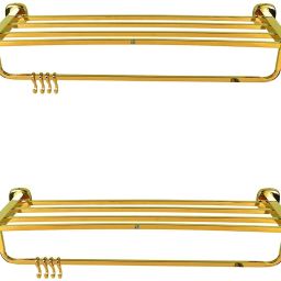 SS J4 Gold Towel Rack/Towel Stand/Hanger Bathroom Accessories 24" Size 2PS GOLD Towel Holder-image-21