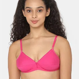 NAIDU HALL Cotton Medium Coverage Non Padded Everyday Bra With All Day Comfort-image-58
