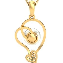 KUBERBOX Everyday Comfort 18KT Gold Diamond Pendant - 0.9 g-image-25