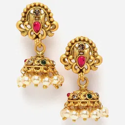 PANASH Gold-Plated CZ-Studded Pendant With Chain image 5