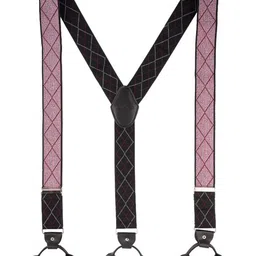 The Tie Hub Checked Y Back Clip On Suspender-image-22