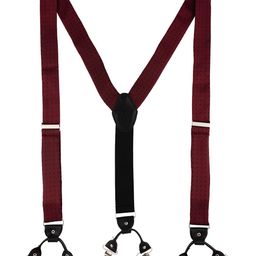 The Tie Hub Men Polka Patterned Clip On Suspender-19