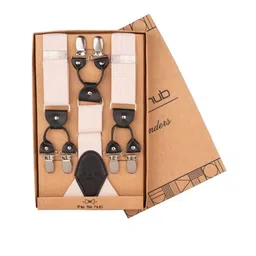 The Tie Hub Men Textured Y Back Clip On Suspender-image-67