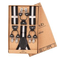 The Tie Hub Men Textured Y Back Clip On Suspender-image-66