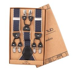 The Tie Hub Men Patterned Y Back Clip On Suspender-image-65