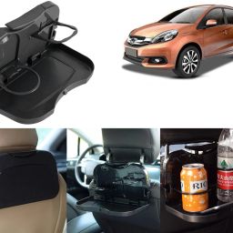 FTB23-Multi-Functional Fordable Car Headrest Seat Back Food Tray, Dining Table Cup Holder Tray Table-picture-11
